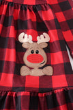 CHECKER REINDEER DRESS