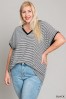 BLACK STRIPED TOP