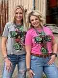 Callie Ann Stelter Black Floral Cross