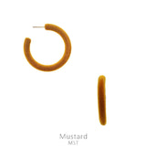 Velvet Open Hoop Earring