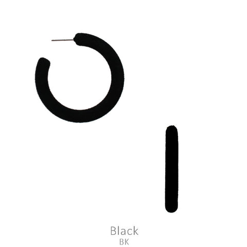 Velvet Open Hoop Earring
