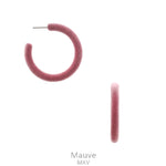 Velvet Open Hoop Earring