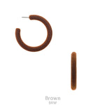 Velvet Open Hoop Earring