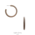 Velvet Open Hoop Earring