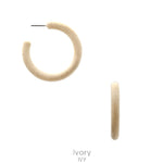 Velvet Open Hoop Earring