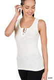 RIBBED TANK TOP