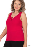RIBBED TANK TOP