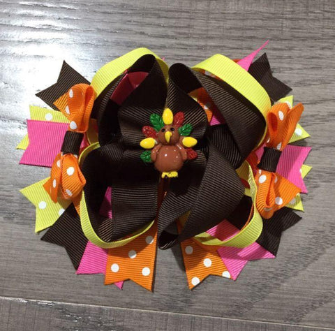THANKSGIVING TURKEY BOW