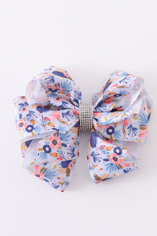 FLORAL HAIR BOW