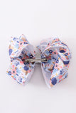 FLORAL HAIR BOW