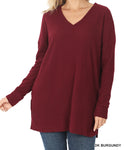 V-NECK THERMAL SWEATER