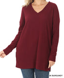 V-NECK THERMAL SWEATER