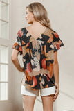 WATERCOLOR BABYDOLL TERRY TOP