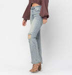 JB HW DESTROYED STRAIGHT JEANS