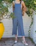 SLEEVELESS WOVEN JUMPSUIT