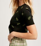 AVOCADO SWEATER CROP TOP