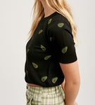 AVOCADO SWEATER CROP TOP