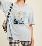 SMILE OVERSIZED TOP