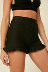 Ruffled Hem Shorts