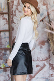 CUTE BLACK MINI SKIRT