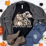 Thankful Grateful Blessed Pumpkin Tee