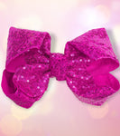 SEQUINS HAIR BOW