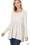BABYDOLL SHIRRING TOP