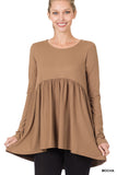 BABYDOLL SHIRRING TOP