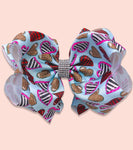 GIRL'S PRINTED HAIR BOW