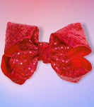 SEQUINS HAIR BOW