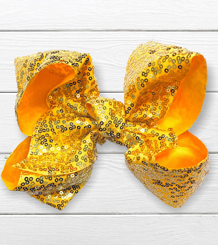 SEQUINS HAIR BOW
