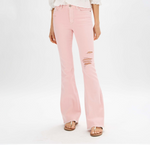 JB MIDRISE PASTEL DESTROYED FLARE JEANS
