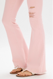 JB MIDRISE PASTEL DESTROYED FLARE JEANS
