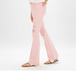 JB MIDRISE PASTEL DESTROYED FLARE JEANS