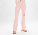 JB MIDRISE PASTEL DESTROYED FLARE JEANS