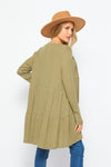 BELLA RIB OPEN CARDIGAN