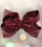 SEQUINS HAIR BOW
