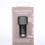 DIAMOND DUAL USB CAR CHARGER