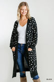 DALMATIAN LONG CARDIGAN SWEATER
