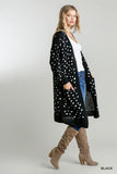 DALMATIAN LONG CARDIGAN SWEATER