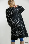 DALMATIAN LONG CARDIGAN SWEATER