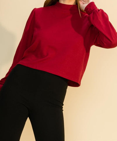 COZY CROP TOP
