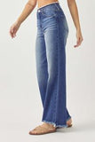 RISEN HIGH -RISE WIDE LEG JEANS