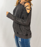 OFF SHOULDER KNIT TOP