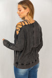 OFF SHOULDER KNIT TOP