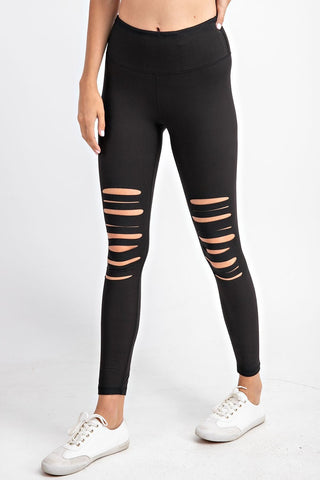 Lazer Cut Leggings