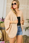 HACCI DOLEMAN SLEEVE CARDIGAN