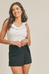 WHITE CLOUD RIBBED TANK