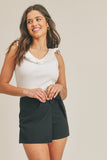 WHITE CLOUD RIBBED TANK