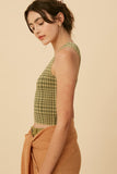 PLAID BRAMI TOP